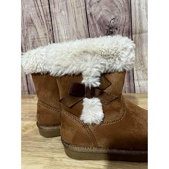 Khombu Kids Boots Size 7M Beige - Picture 5 of 8